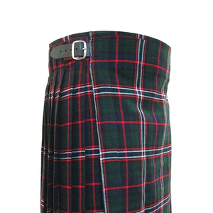 Hombres logotipo personalizado escocés falda escocesa con fagot venta al por mayor cuero tartán faldas con instrumentos musicales - Product Image 6