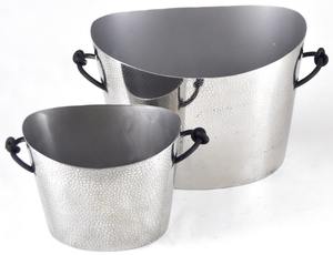 Refroidisseur de boissons et de vin en acier fait à la main seau à glace nouveau design en gros du fabricant fournisseur - Product Image 2