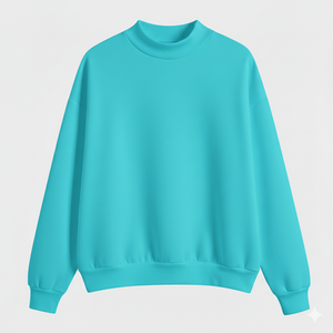 Customized Logo Women's Reversible <b>Mock</b> <b>Neck</b> Long Fleece Pullover Sweatshirt Oversized <b>Top</b> Autumn/Winter - Product Image 1