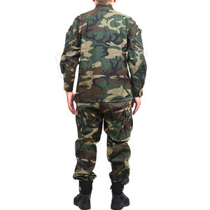Ensemble uniforme homme personnalisé OEM respirant coupe-vent imprimé camouflage, tenue de travail extérieure à manches longues, vente chaude - Product Image 4