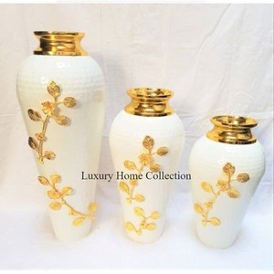 Vase à fleurs décoratif intérieur et extérieur de luxe et support pour fleurs artificielles décor de salle à manger de table fournitures de pièce maîtresse - Product Image 6