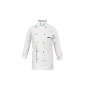 Calidad superior superventas Unisex diseño personalizado 100% algodón puro Chef abrigo uniforme proveedor indio - Product Image 2