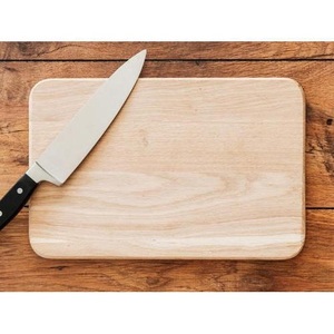 Planche à fromage en bois au design moderne qualité exclusive 2 pièces et accessoires de cuisine blocs à découper en bois - Product Image 4