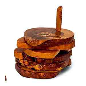 Posavasos de madera de precio razonable de alta demanda, diseño personalizado, respetuoso con el medio ambiente, duradero, moderno, calidad de exportación - Product Image 3
