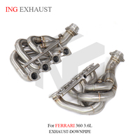 Embases de collecteur haute performance ING pour Ferrari F360 3.6L V8 tête de course réglage automatique tuyaux de système d'échappement accessoires de voiture