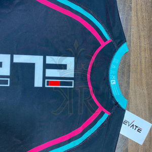 Chemise de compression unisexe Spandex BJJ Rashguard du fabricant OEM imprimé par sublimation MMA Rash Guard pour adultes - Product Image 5