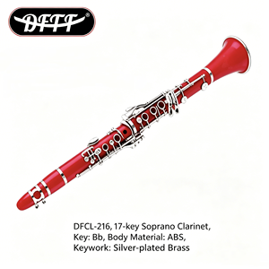 <span class=keywords><strong>Clarinetto</strong></span> Professionale in Sib a 17 Tasti con Corpo in Bakelite e ABS, Kit di Pulizia Personalizzabile per Studenti e Principianti (TFCL-711) - Product Image 2