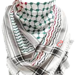 Ready Stock Palestine Hijab Print Keffiyeh Head <b>Scarf</b> Black White Shemagh Kuffiyeh Yashmagh Kufiya <b>Scarf</b> with Digital Printing - Product Image 3