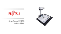 Pemindai Buku Fujitsu ScanSnap SV600 dengan Garansi 1 Tahun dan Resolusi 283-152 Dpi