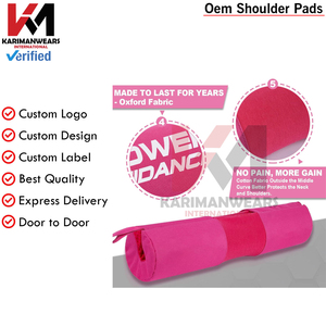 Barbell Pad Set Squats Hip Thrusts Premium Foam Weight Lifting Bar <b>Cushion</b> Anti Slip Design Shoulder <b>Neck</b> Support Fits Standard - Product Image 4