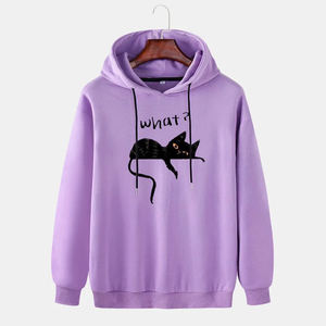 100% sweat à capuche en molleton de coton impression de logo personnalisé léger respirant solide motif hiver disponible différentes couleurs OEM - Product Image 4