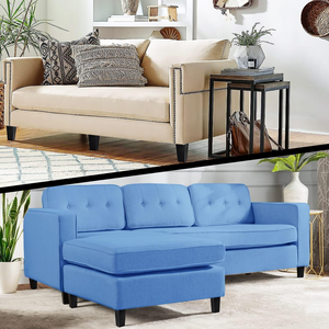 Patas de sofá cuadradas de madera maciza de repuesto personalizadas de alta calidad para muebles modernos para taller al aire libre sala de estar de granja - Product Image 5