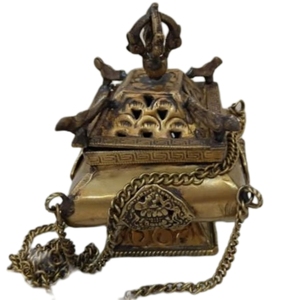 Nueva llegada Quemadores de incienso tradicionales de latón Incienso en polvo aromático y difusor de aromaterapia NP para uso doméstico - Product Image 2