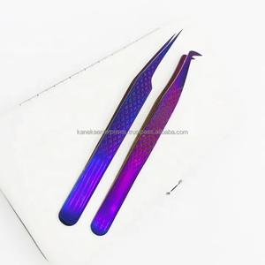 แหนบต่อขนตาแบบมืออาชีพ ป้องกันแม่เหล็ก ทำจากไทเทเนียมสแตนเลส ขนาด 12-14 ซม. รับทำโลโก้แบรนด์ส่วนตัว - Product Image 3