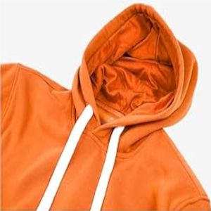 Ensembles de survêtement d'hiver pour hommes 100% coton grande taille coupe-vent et col à capuche réversible avec logo sur le devant - Product Image 6