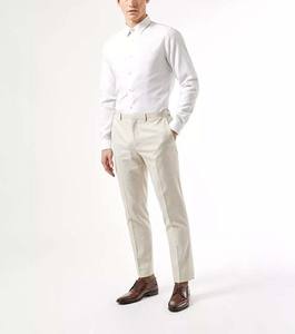 Pantalones de lona informales de alta calidad para hombre, transpirables, impermeables, ajustados, Material de poliéster/algodón, cintura elástica recta - Product Image 2