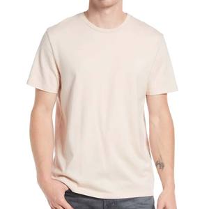 Camiseta orgánica Regular Fit Crew 100% algodón orgánico peso más pesado 180gsm tela Regular Fit camisetas clásicas con cuello redondo - Product Image 2