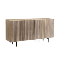 Handgefertigtes Modernes Langlebiges Massivholz-Sideboard Aufbewahrung Anpassbare Farbe Schlafzimmer Esszimmer Wohnzimmer Landhaus Hotel