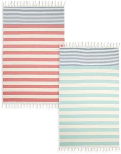 Bán Buôn Sang Trọng Chất Lượng 100% Mềm Cotton Thân Thiện Với Môi Nhanh Chóng Khô Tùy Chỉnh In Fouta Hammam Thổ Nhĩ Kỳ Bãi Biển Khăn Độc Đáo - Product Image 4