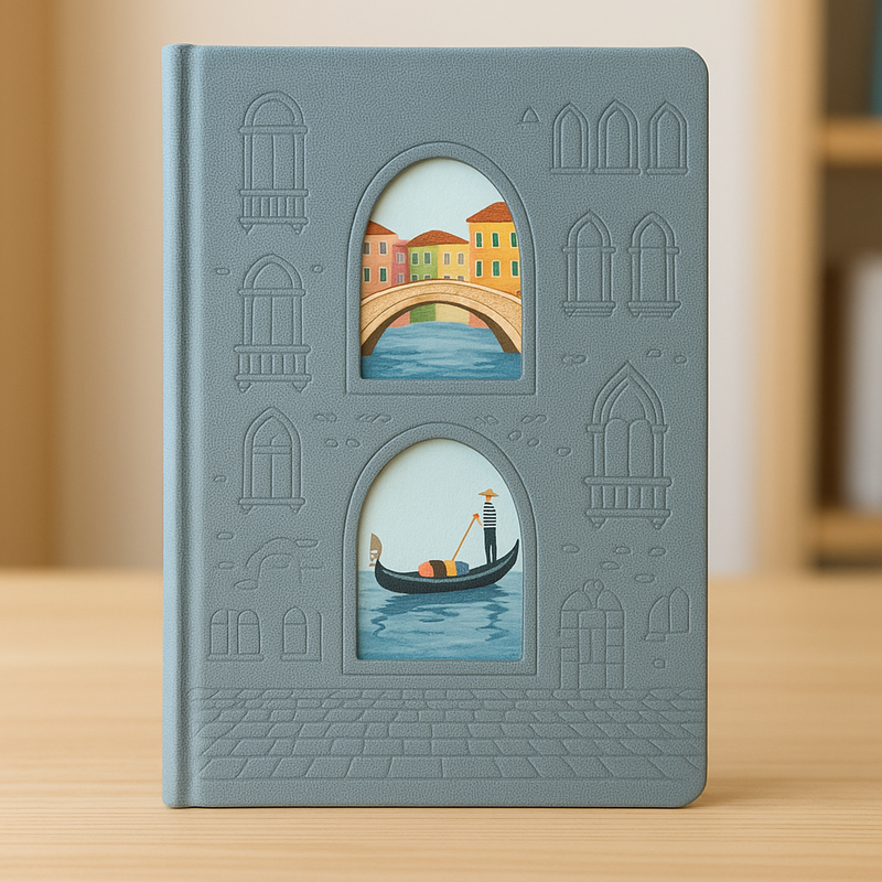 LABON Shell Design Stationery Spiral Notebook