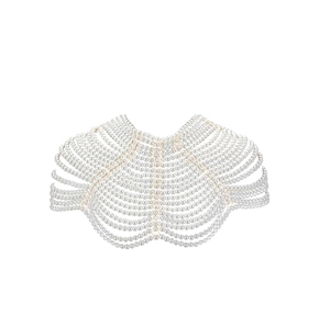 Collier de perles de verre pour mariages et fêtes, design attrayant, artisanat tendance, très demandé à des prix abordables - Product Image 4