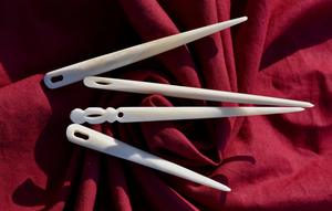 Aiguille à broder en corne de buffle, pointe fine, pour laine et fil, accessoire de couture durable pour le tufting et la couture - Product Image 5