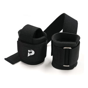Sangles de levage sur mesure avec des sangles de poignet de levage en caoutchouc de silicone pour l'haltérophilie Sangles de main pour l'haltérophilie Logo personnalisé - Product Image 2