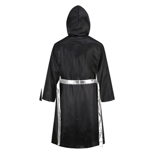 Bata de Boxeo Personalizada Ligera de Satén, Ropa de Boxeo Profesional, Proveedor de Ropa de Boxeo - Product Image 4