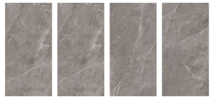 Andro Nero กระเบื้องพอร์ซเลนขัดเงาขนาด600x1200มม. พร้อมผิวกันลื่นสำหรับห้องน้ำวิลล่าโรงเรียนและคลังสินค้า - Product Image 2