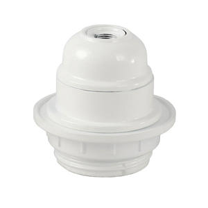 Portalámparas semirroscado de baquelita E27 blanco (GSC 101535001) - Product Image 1