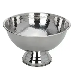 Nouveau seau à glace en acier inoxydable martelé, décoration de bar, porte-vin, bacs à boissons, seau à glace très vendu, bacs à boissons, bol à champagne - Product Image 5