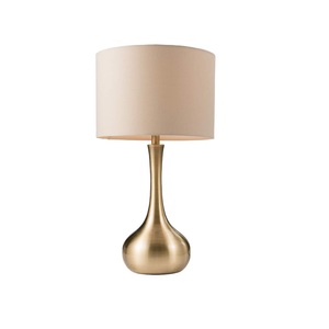 hot sale decorative antique Table <b>Lamp</b> with metal base cotton shade for home decor living room bedroom decor - Product Image 2