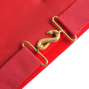 Delantal Masónico de Lujo Bordado a Mano con Precio de Mayoreo, Personalizado, con Imán Incorporado, Tela de Alta Calidad - Product Image 5