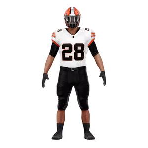 Conjunto de Camiseta de Fútbol Americano Personalizada para Adultos, Material de Poliéster de Secado Rápido, Estilo Urbano con Talla Grande, Talla XL - Product Image 4