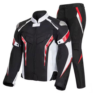 Traje de Motociclista de Dos Piezas de Cuero Estampado, Diseño Transpirable, Comodidad para Todas las Estaciones, Personalizado, Alta Protección y Estilo - Product Image 6