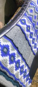 COUVERTURE DE SELLE EN LAINE DE NOUVELLE-ZÉLANDE 100% AVEC DOUBLURE EN FEUTRE CONCEPTION DE PATCH EN CUIR/DESIGN PERSONNALISÉ TAMPONS EN LAINE DE WESTERN - Product Image 5