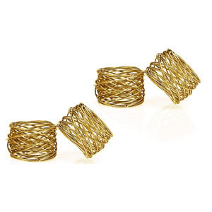 Factory Direct Napkin Rings Metal Design for Wedding Parties & Everyday Family Gatherings Enhancing Dining Table Decor Ambience - Product Image 6