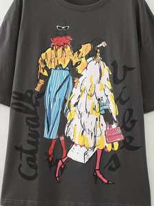 Colección de verano 2025, camiseta de manga corta de algodón de alta calidad para mujer con logotipo personalizado bordado, superventas, diseño liso - Product Image 4