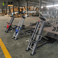 Máquina de remo en T SK Commercial con carga de placas, entrenador de espalda de alta resistencia, equipo de gimnasio para entrenamiento de fuerza en centros de fitness