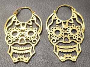 Wholesale Bohemian Style Metal Earrings by Rawat Handicrafts <b>Fashionable</b> Brass hippie <b>Jewellery</b> for Resellers in India - Product Image 6