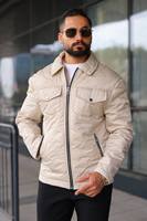 Veste d'hiver longue matelassée imperméable pour homme, coupe-vent avec fermeture éclair, idéale pour l'extérieur et le quotidien