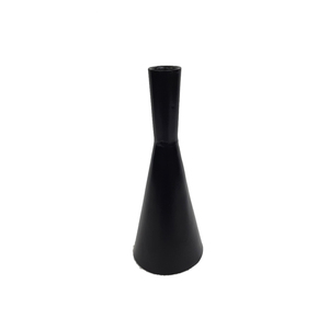 Bougeoir conique en métal noir le plus vendu forme ronde pour la décoration de maison et de mariage en vrac à la main - Product Image 5