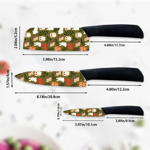 Cuchillo de Chef de Cerámica de Venta Caliente con Mango de Plástico, Ambidiestro y Apto para Lavavajillas, Ideal para Senderismo al Aire Libre - Suministro Directo de Fábrica al por Mayor - Product Image 1