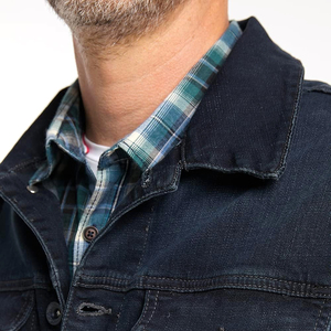 Latest Winter Arrival Men's Casual 100% Cotton Washed <b>Denim</b> <b>Jackets</b> Vintage Design Stand Collar High Street Style - Product Image 6