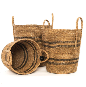 New 100% Eco-Friendly Seagrass <b>Storage</b> <b>Boxes</b> Handmade XL Fruit Baskets Multipurpose <b>Folding</b> Wholesale Laundry Basket - Product Image 4