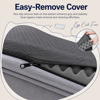 Lit orthopédique haut de gamme en mousse à mémoire de forme pour chiens et chats avec rebord surélevé à motif uni pour marques de produits pour animaux de compagnie en marque blanche et importateurs en gros
