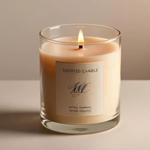 OEM ODM lujo vela tarro de cristal personalizado logotipo privado mejor precio para el Día de San Valentín Diwali Día del Padre celebraciones para bares - Product Image 1