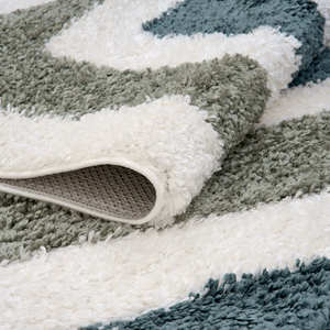 พรมเช็ดเท้าสีเขียว Shaggy Green จาก Netline Home - พรมโพลีเอสเตอร์คุณภาพสูงผลิตด้วยเครื่องจักรสำหรับห้องนอน - Product Image 4