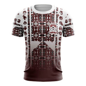 Camiseta para deportes de hombre personalizado 100% algodón moda manga corta sublimada y servicios OEM - Product Image 2