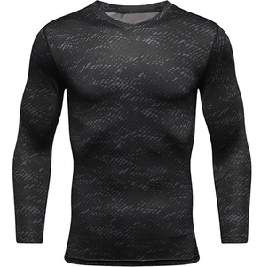 Nouveau design de rashguard pour hommes MMA, logo personnalisé, tailles et couleurs, vente en gros, OEM, tissu polyester/nylon - Product Image 2